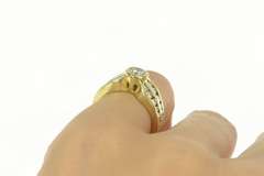 14K Yellow Gold 1.00 Ctw Round Diamond Classic Engagement Ring