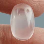 Glowing! 12.79ct powder pink Rose Quartz cabochon