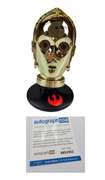 Anthony Daniels Signed Star Wars See-Threepio C-3PO Mini Helmet Official Pix ACOA