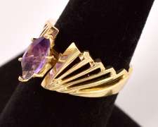 Darling Amethyst Ring in 14K Yellow Gold