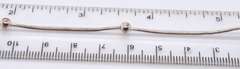 Vintage Italian Sterling Silver Snake Anklet