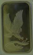 Eagle Prospector and Donkey 1 oz .999 Silver Bar