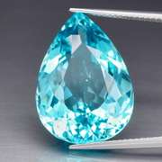 Substantial 23.31ct top Swiss blue Topaz