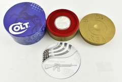 2010 US 5 Dollars American Colt M16 1 Oz .999 Silver Round Box & COA