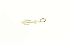 14K Yellow Gold Mini Anchor Nautical Sailing Hope Symbol Charm/Pendant