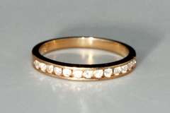 Brilliant Diamond Band in 14k