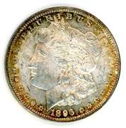 Brilliant Uncirculated 1896 Morgan Silver Dollar