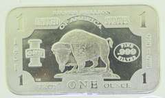 Buffalo 1 oz .999 Fine Silver Bar