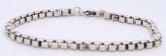 Tiffany & Co Sterling Silver Venetian Box Link Bracelet
