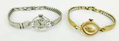 2 Ladies Vintage Buren 17 Jewels Watches, Runs