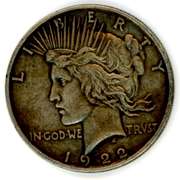 1922 Peace Silver Dollar