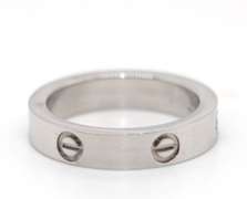 Replica Love Band 18kt White Gold Plated