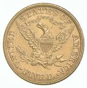1883 $5 Liberty Head Gold Half Eagle