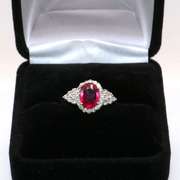 Dazzling Ruby and Diamond 14kt Ring