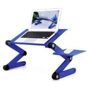 Adjustable Laptop Stand Desk with 2 Cooling USB Fans
