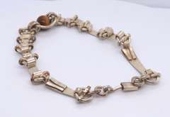 Vintage Sterling Silver Tiger Eye Bracelet