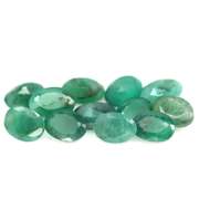 Rich emerald green 7.22ct 12pc emerald set