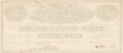 Crisp Exceptional 1800'S $1 State Bank Of North Carolina Raleigh!