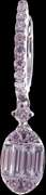 Impeccable Swaying Diamond Earrings with 18k White Gold