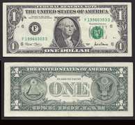 $1 2001 Birth Year note 1996 03 03 Lightly Circulated