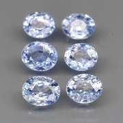 Exquisite 2.25ct 6 piece Ceylon Sapphire set