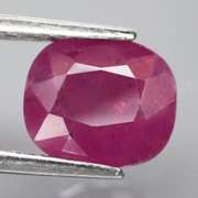 Stunning violet red 1.94ct unheated Ruby