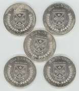 5 1973 World Trade One Mondinero .999 1 Troy oz Silver coins