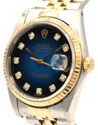 Rolex Datejust Two-Tone 278273, 36mm, Aftermarket Blue Dial
