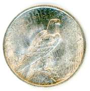 Uncirculated 1923 Peace Silver Dollar