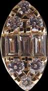Lavish 18kt Yellow Gold Oval Diamond Studs
