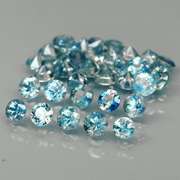 Heated only! 3.90ct blue green Sapphire set