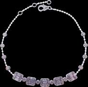 Vibrant 18kt White Gold Diamond Bracelet