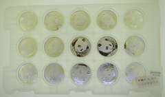 2018 30g Ag .999 Cines Panda Coin lot of 15 Coins