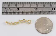 Nice 14k Journey Pendant with CZ's