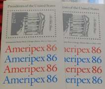 Stamps: 2 sets, Ameriplex 86, $15.84