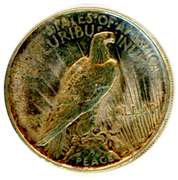 Uncirculated 1922 Peace Silver Dollar