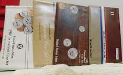 1984 & 1985 & 1986 & 1988 Mint Sets