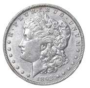 1892-O Morgan Silver Dollar