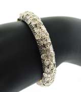 Flashy Mine Cut Diamond Bangle