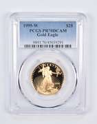 PR70 DCAM 1995-W $25 American Gold Eagle 1/2 Oz. .999 Fine Gold PCGS