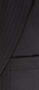 Formal Shadow Stripe Black Color Suit By Galante