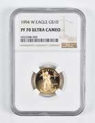 PF70 UCAM 1994-W $10 American Gold Eagle 1/4 Oz. .999 Fine Gold NGC