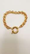 Beautiful 18kt Gold Plated Greek Key Design Bracelet