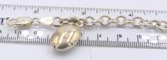 Group Lot of 3 Italian Vintage Sterling Silver Bracelets
