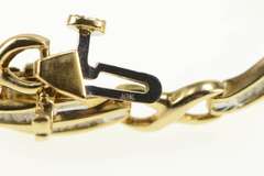 10K Yellow Gold 1.25 Ctw Baguette Diamond Wavy Tennis Bracelet