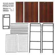 5-Layer Storage Rack Microwave Bowl Kitchen Cart