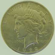 1922-S Peace Silver Dollar $1 US Coin