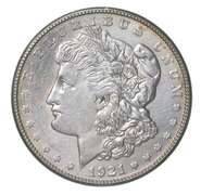 1921-S Morgan Silver Dollar Rainbow Toned