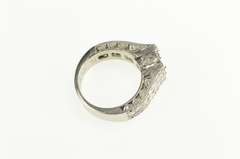 Platinum 1.37 Ctw Princess Diamond Engagement Setting Ring