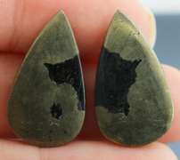 Well matched 35.00ct Apache Gold pair
